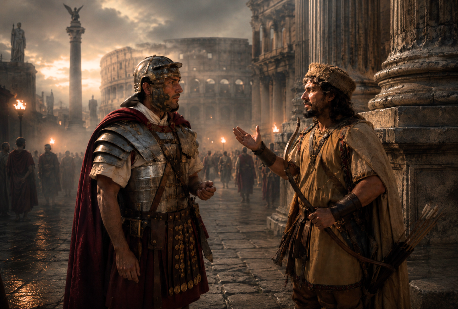 Visita Guidata Teatralizzata: Roma in armi, il legionario e l’arciere trace