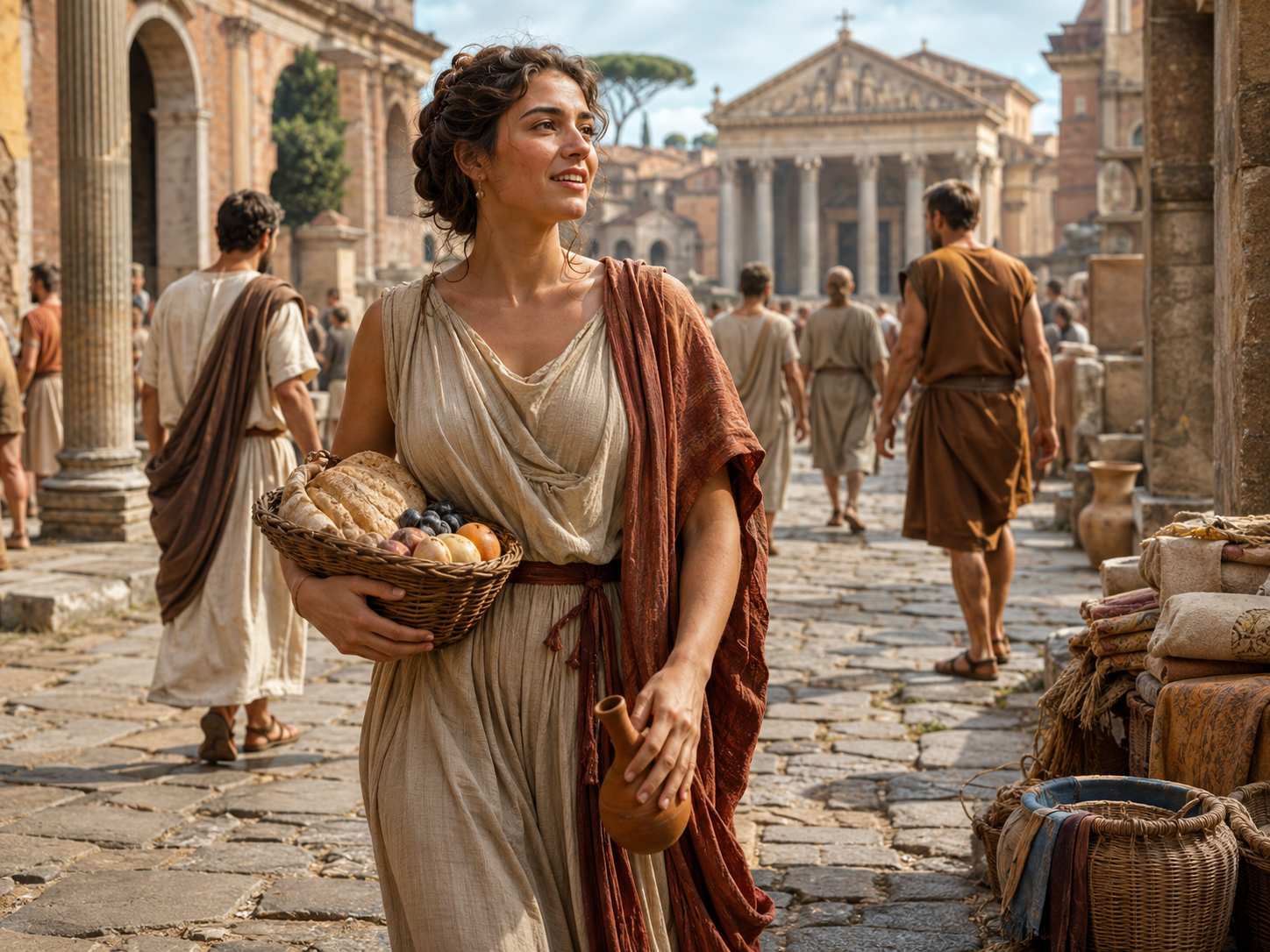 Un giorno nell’Antica Roma con una popolana: Visita Guidata Teatralizzata