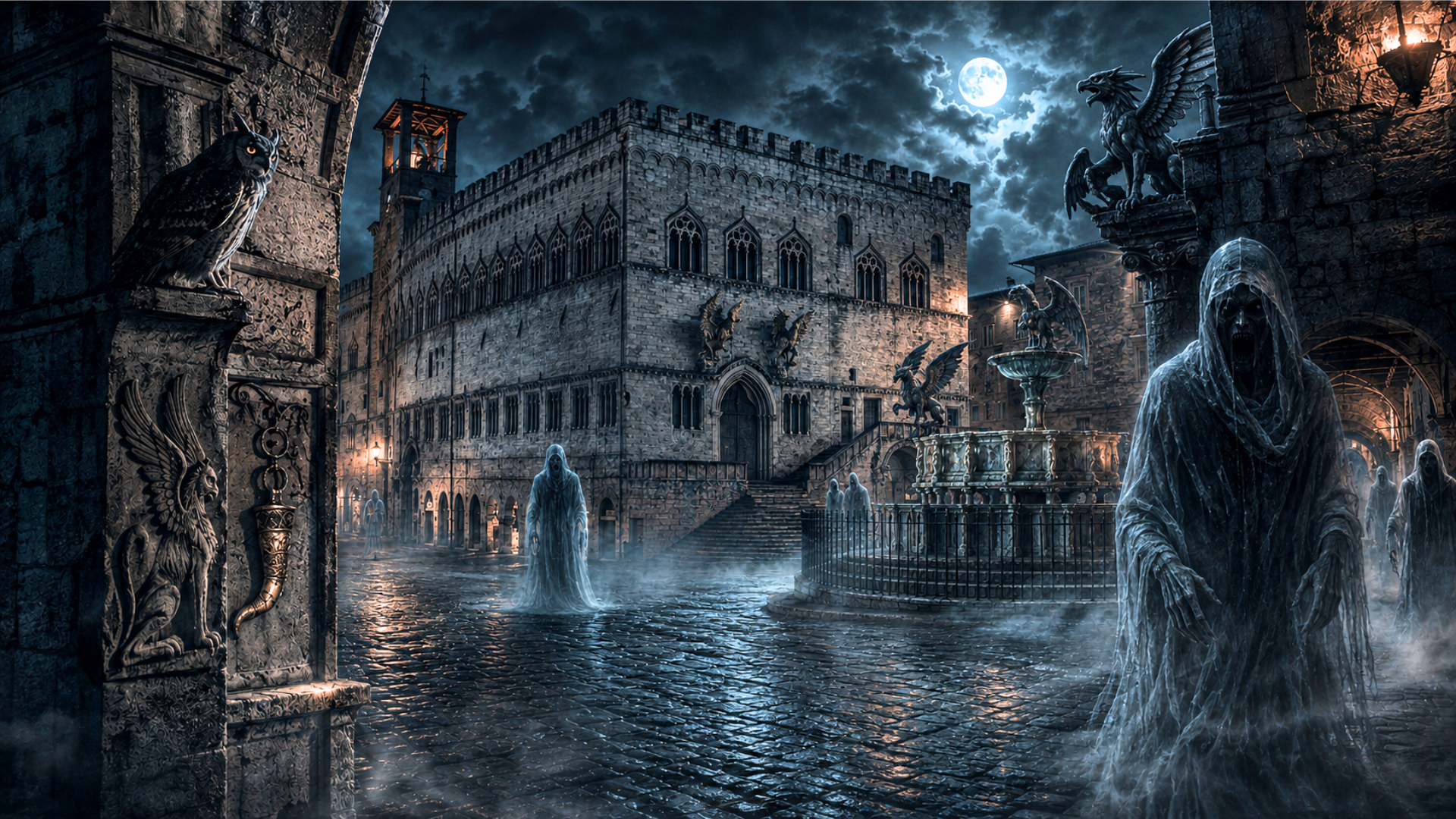 Perugia Esoterica: Fantasmi Inquieti, Grifi ingrifati, Templari, Eresie e Storie Oscure